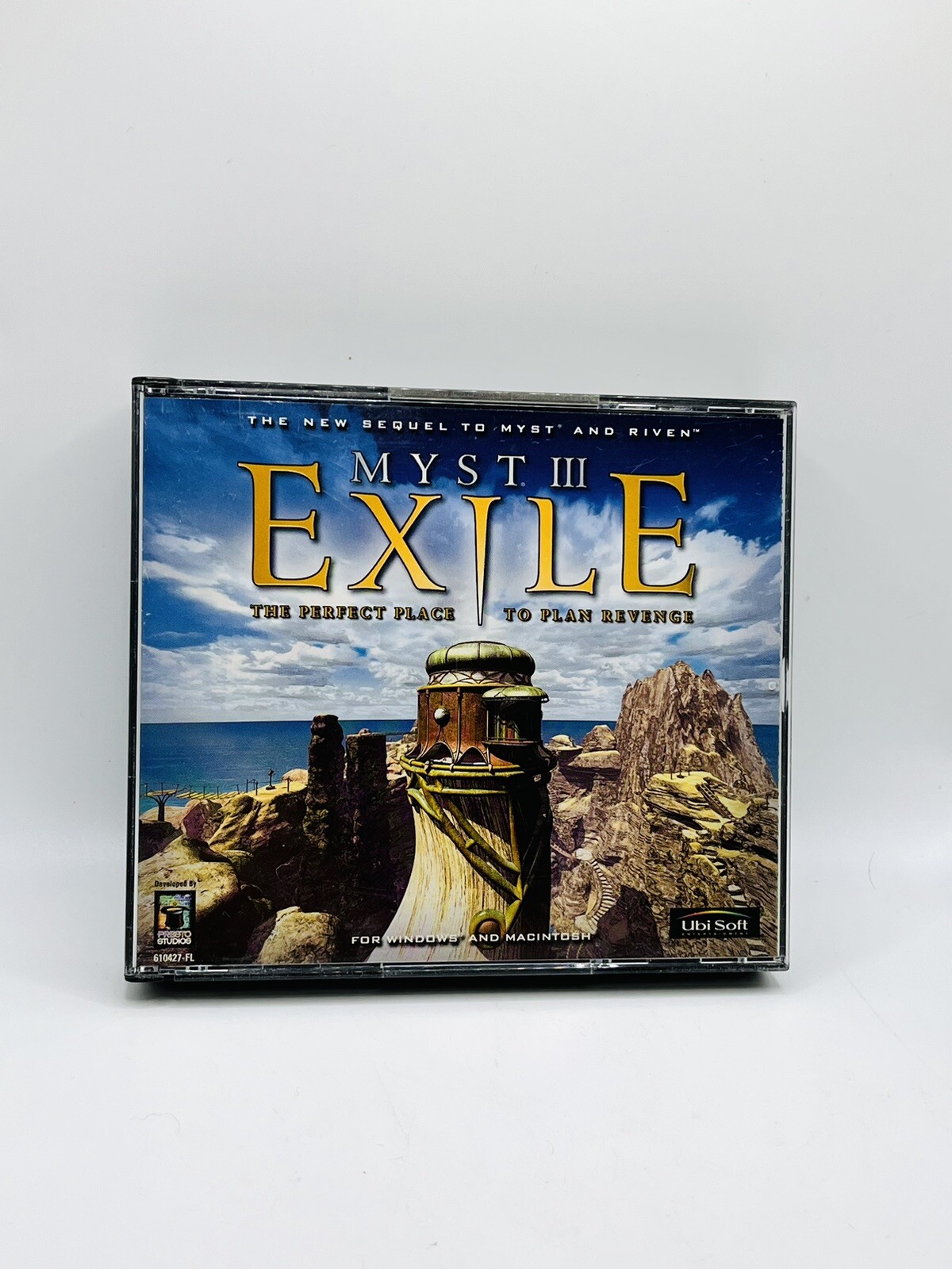 Myst III Exile PC Mac Game VTG CD-ROM Ubisoft Windows Mac OS 2001 Computer HTF Myst III Exile PC Mac Game VTG CD-ROM Ubisoft Windows Mac OS 2001 Computer HTF