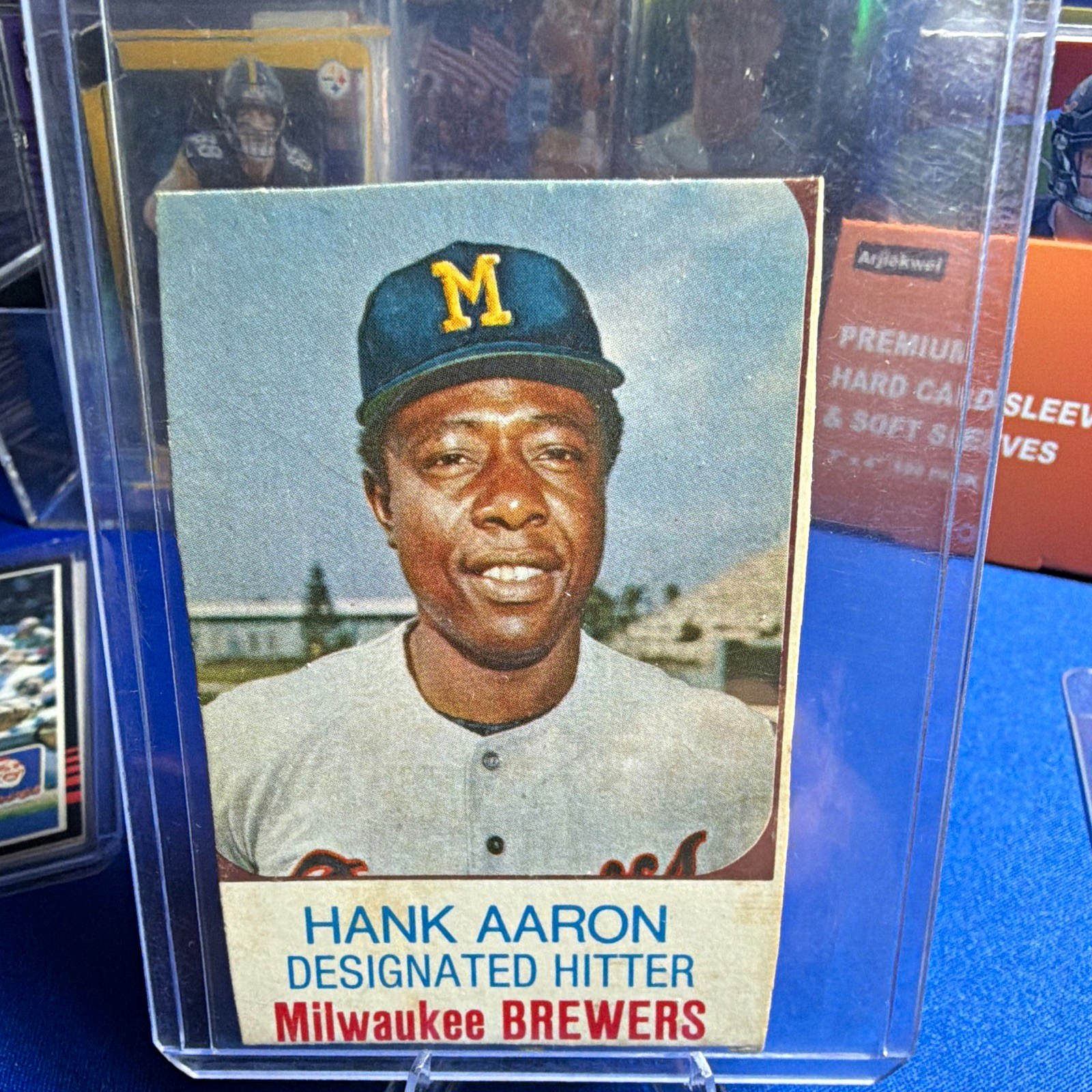 Topps 1975 Hank Aaron Milwaukee Brewers Designated Hitter #130 Vintage