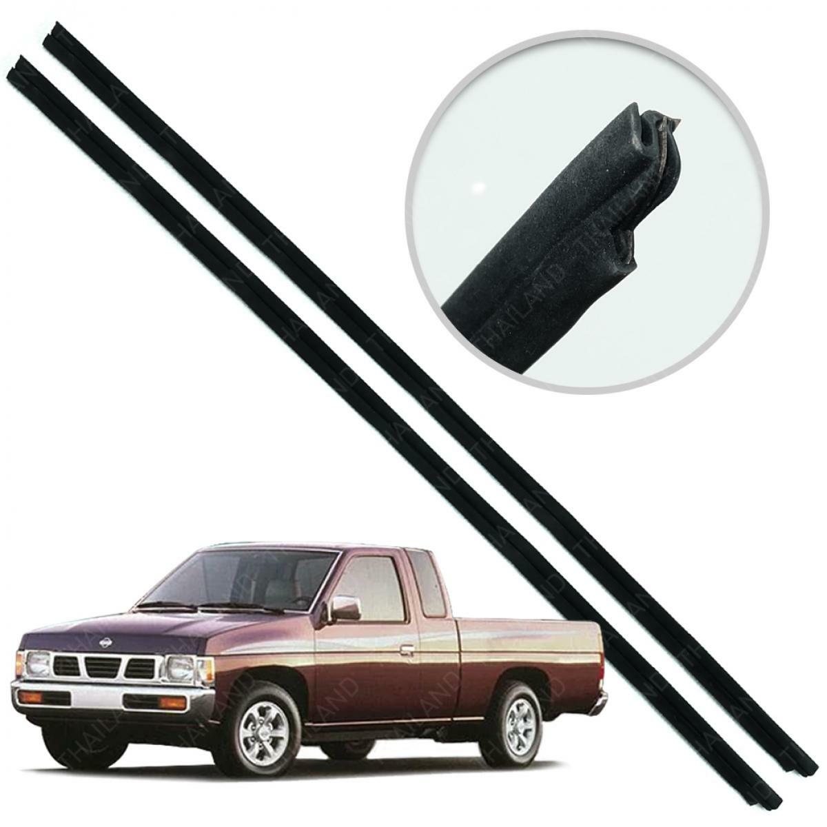 Set Inner Door Weather Window Rubber Seal Belt Fits Nissan D21 Big-M 1986 - 2005