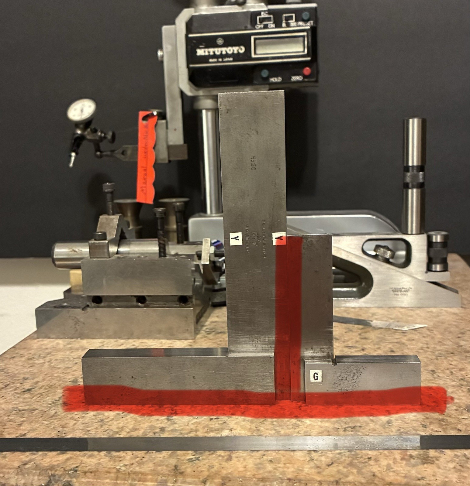 TOOL ROOM SQUARE 3 INCH X 2 INCH MADE IN TOOL ROOM U.S.A.