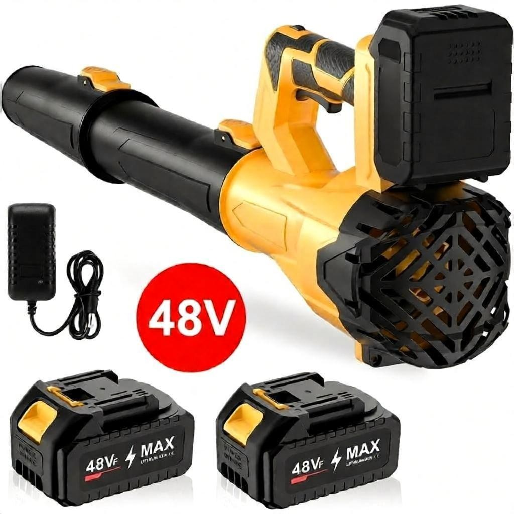 NEW Cordless Leaf Blower 650CFM/280MPH & 6 Speed Levels Electric w/2 Batteries