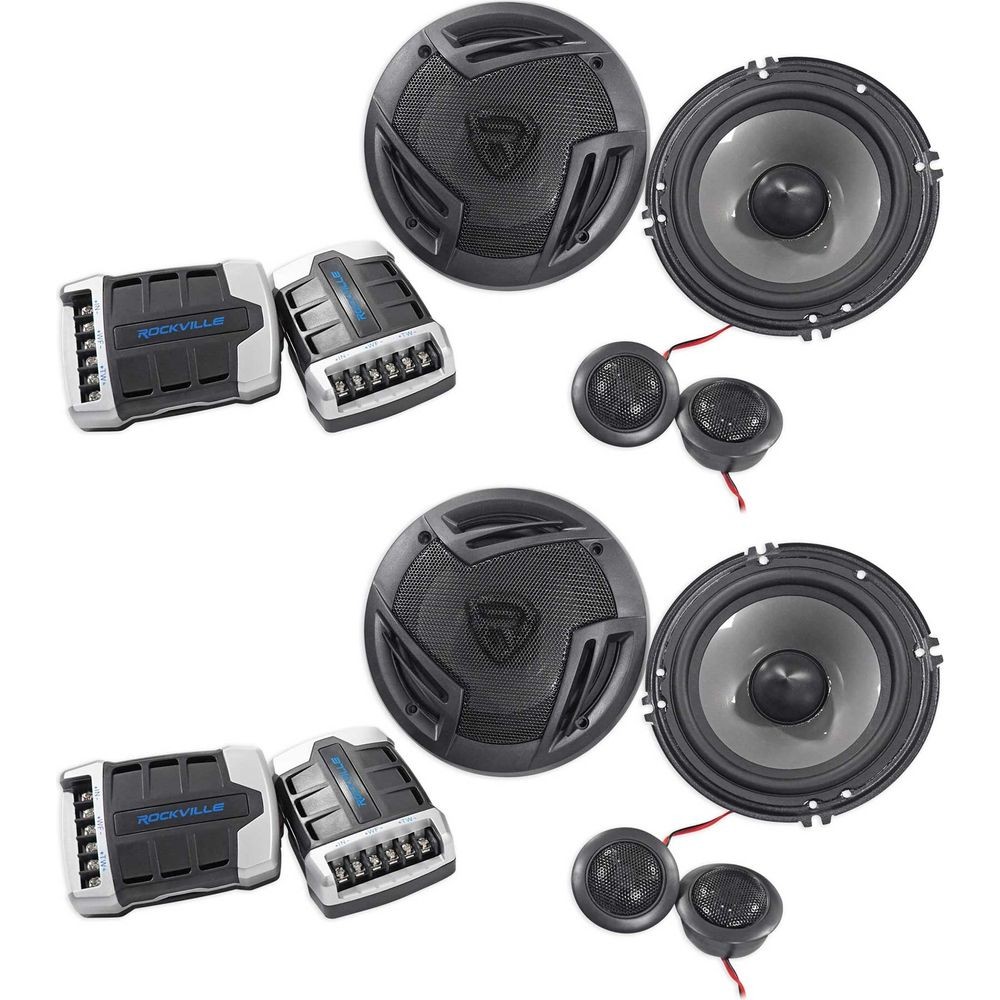 (2) Pairs Rockville RV65.2C 6.5\