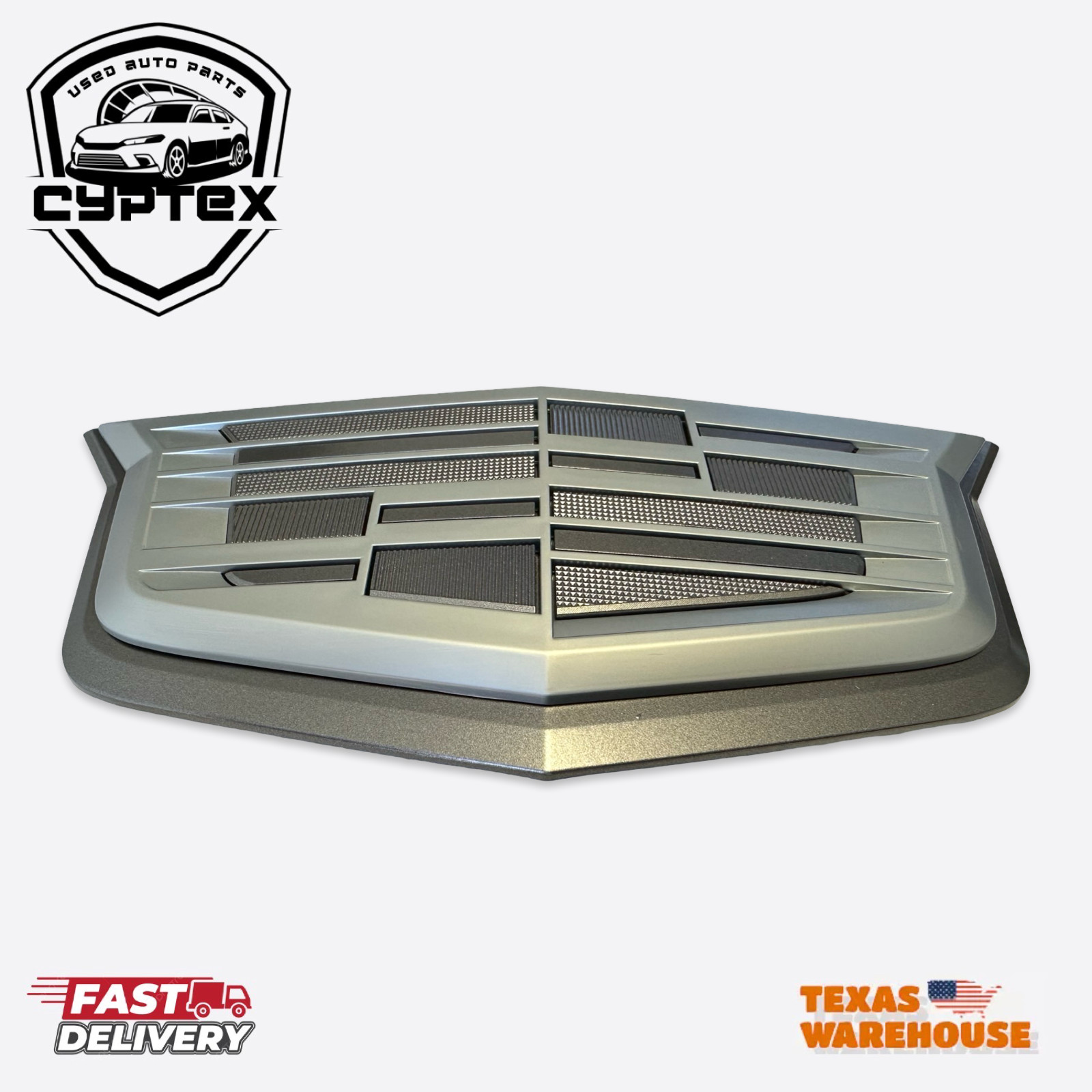 2020-2026 Fits Cadillac CT5 & 2020-2021 CT4 Front Grille Emblem Silver 84552880