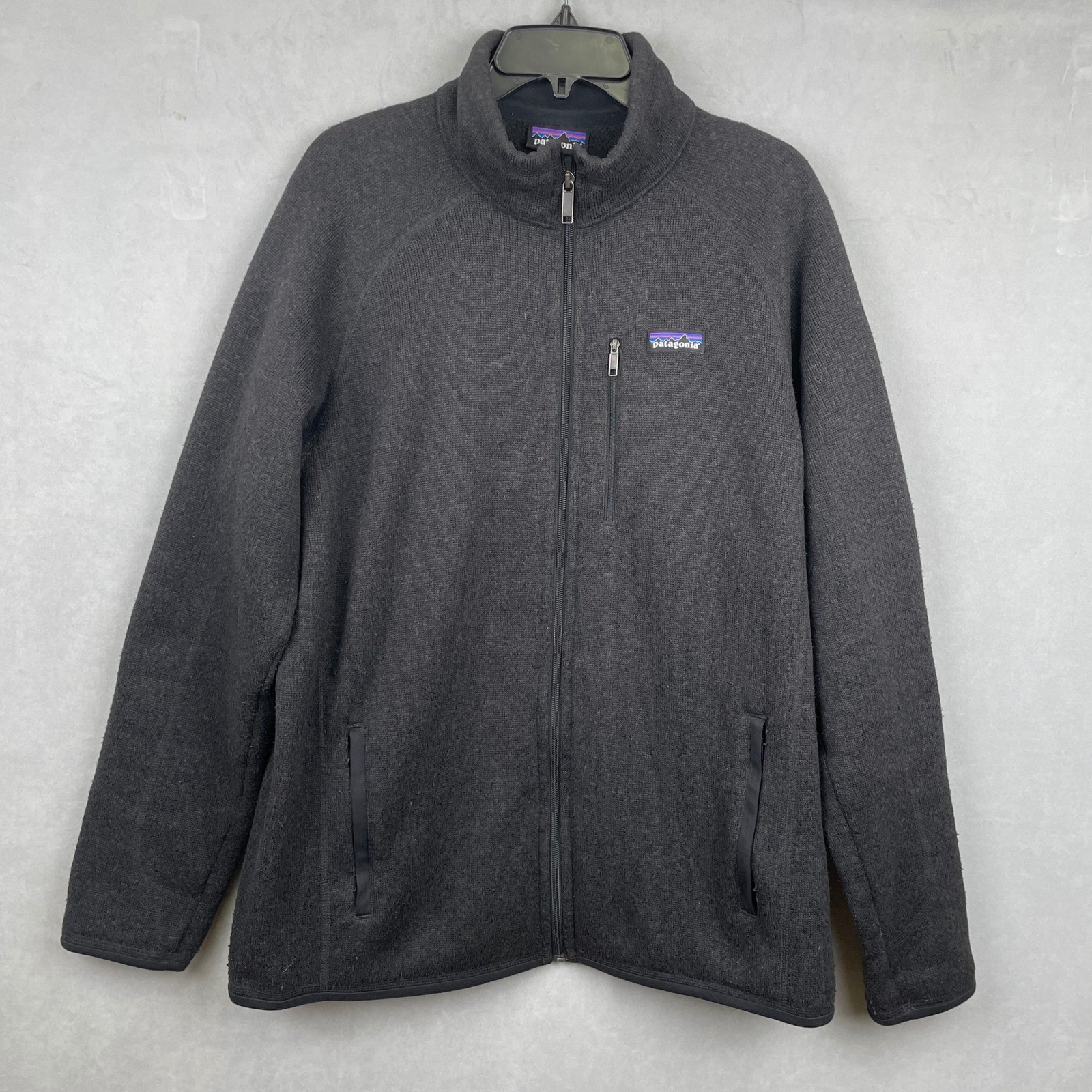 Patagonia Better Sweater Full Zip Fleece Jacket Black Mens L Gorpcore 25527 FA18