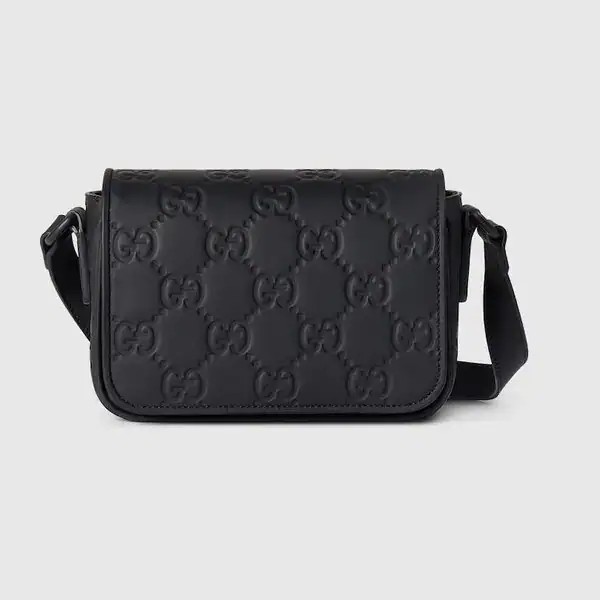 Gucci GG Rubber-Effect Mini Messenger Gucci GG Rubber-Effect Mini Messenger
