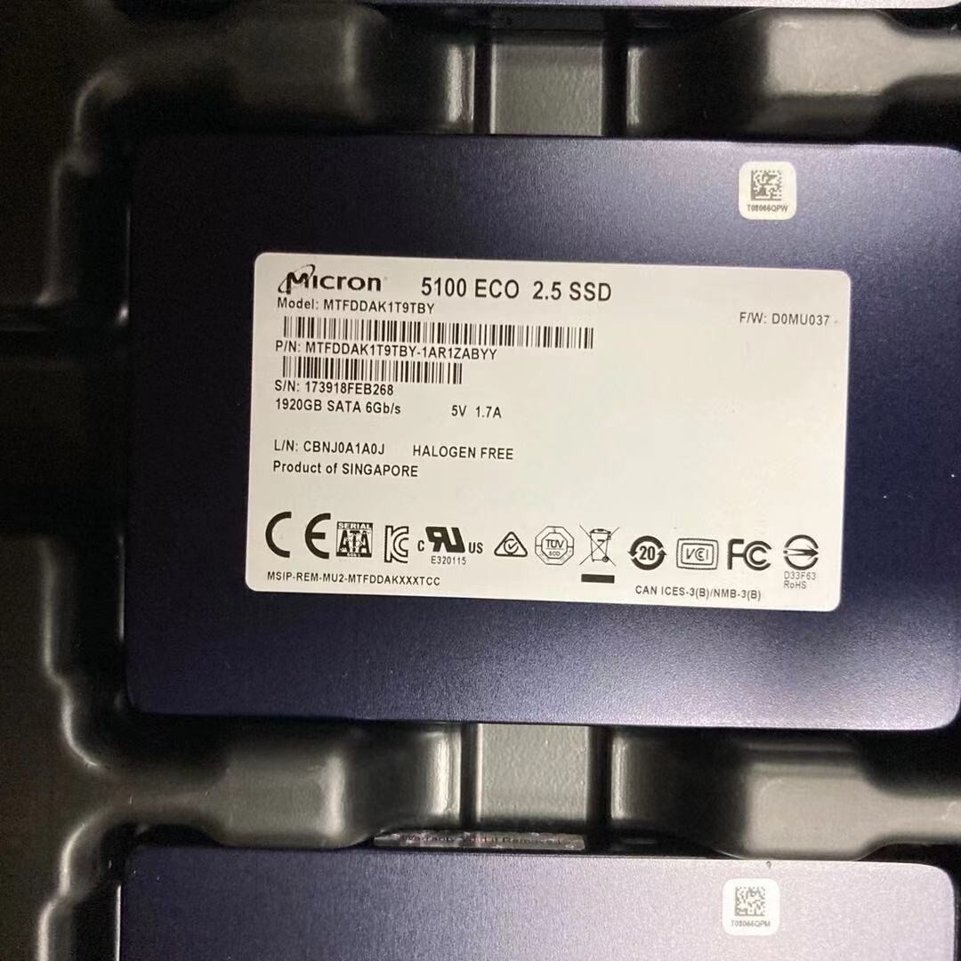 compatible Micron 5100Eco 1.92TB SSD eTLC SATA III 6Gbps PLP 2.5\