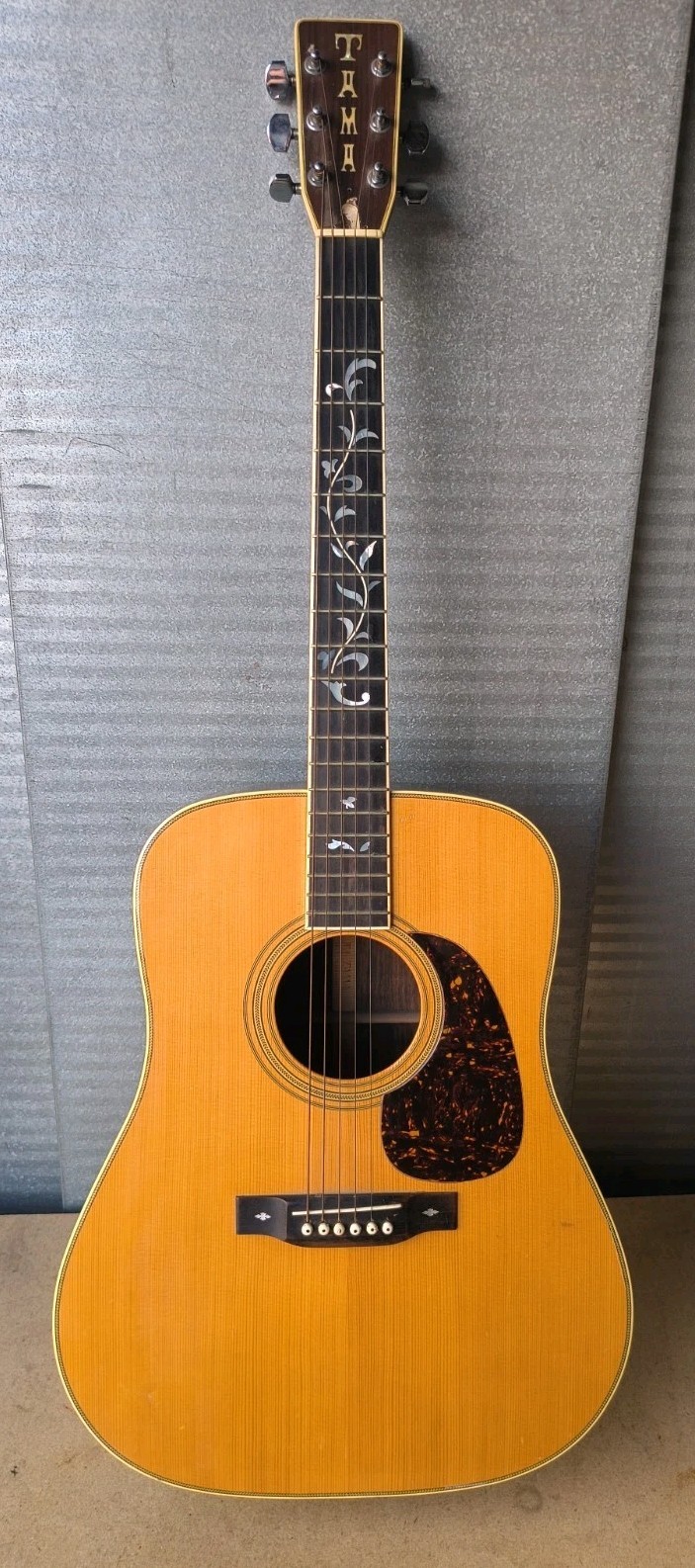 1974 Tama 3566 Acoustic MIJ Rosewood Dreadnought Guitar 