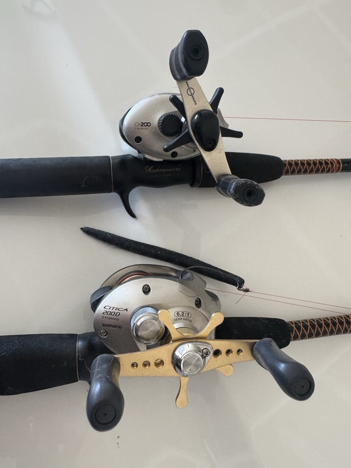 2 bait cast fishing reels shimano Citica 200d Shimano Citica Bantam