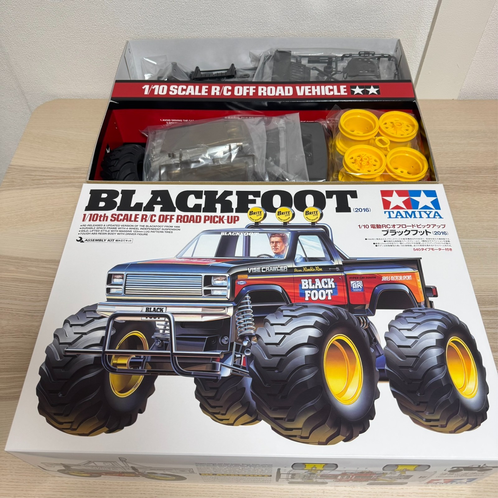 Tamiya 58633 Blackfoot 2016 1/10 RC Truck Kit 2WD Electric Japan Ships in 1 Day