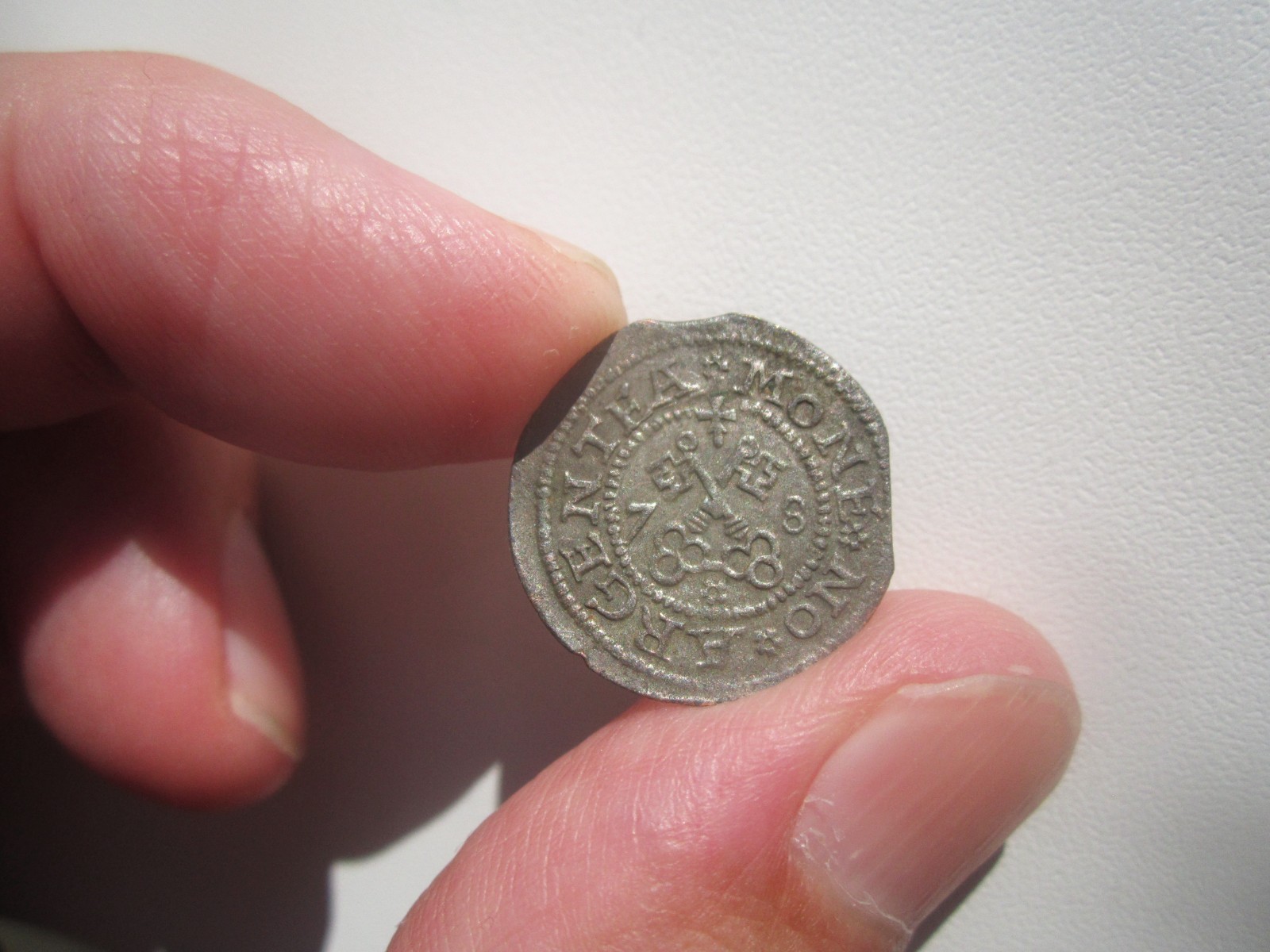 1578 RIGA FREE CITY, POLAND, LATVIA SCHILLING 1578 RIGA FREE CITY, POLAND, LATVIA SCHILLING