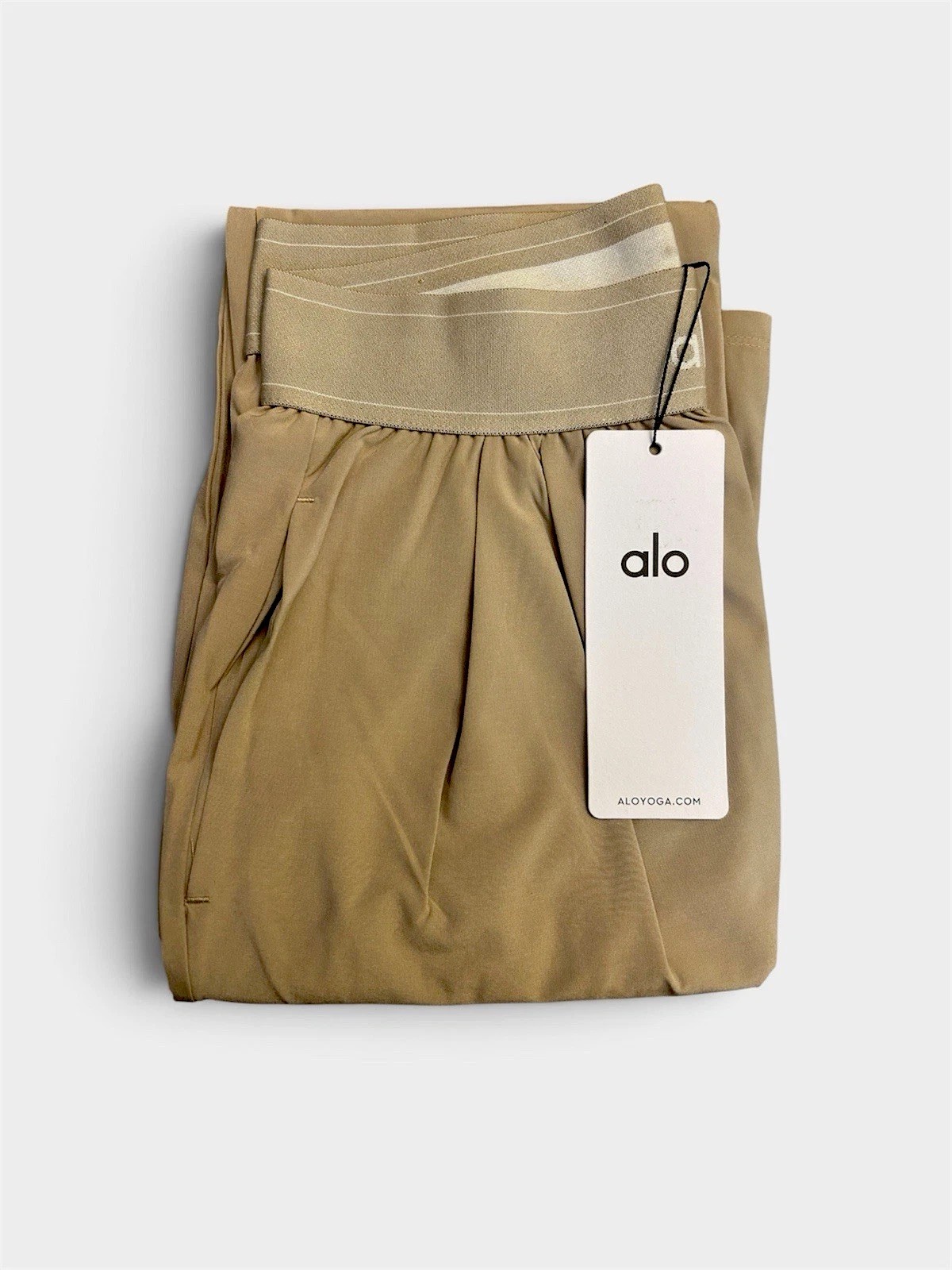 Alo Yoga Suit Up Trouser Gravel Large BNWT Women’s Regular 30” Inseam MSRP $148