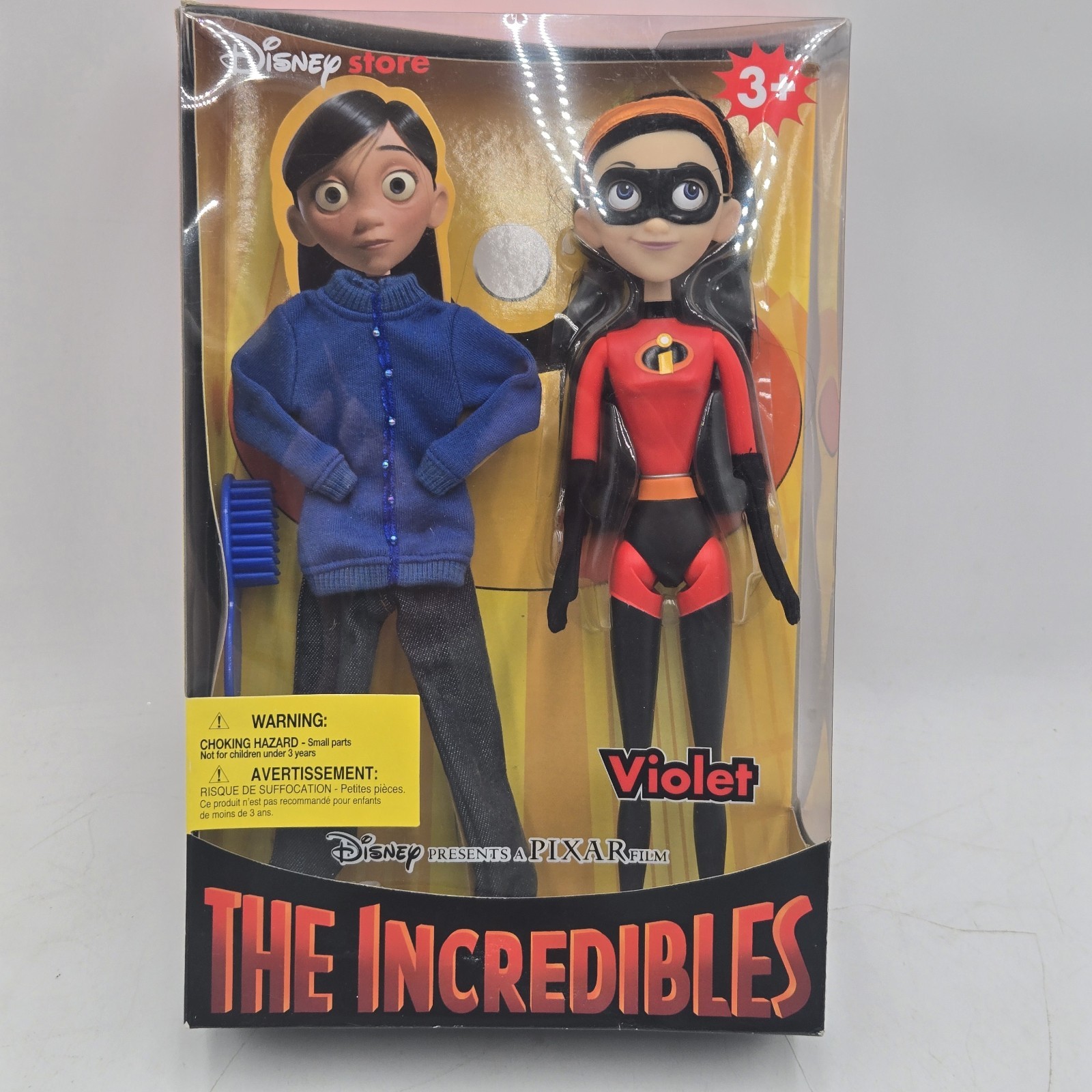 Rare 2003 Disney Store Pixar Incredibles Violet 12” Doll / Action Figure - NEW