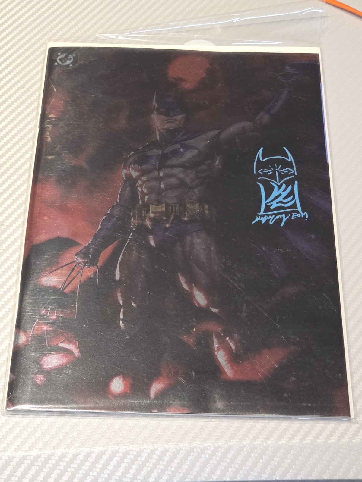 BATMAN #1 FOIL KYUYONG EOM EXCLUSIVE SIGNED REMARKED BATMAN #1 FOIL KYUYONG EOM EXCLUSIVE SIGNED REMARKED