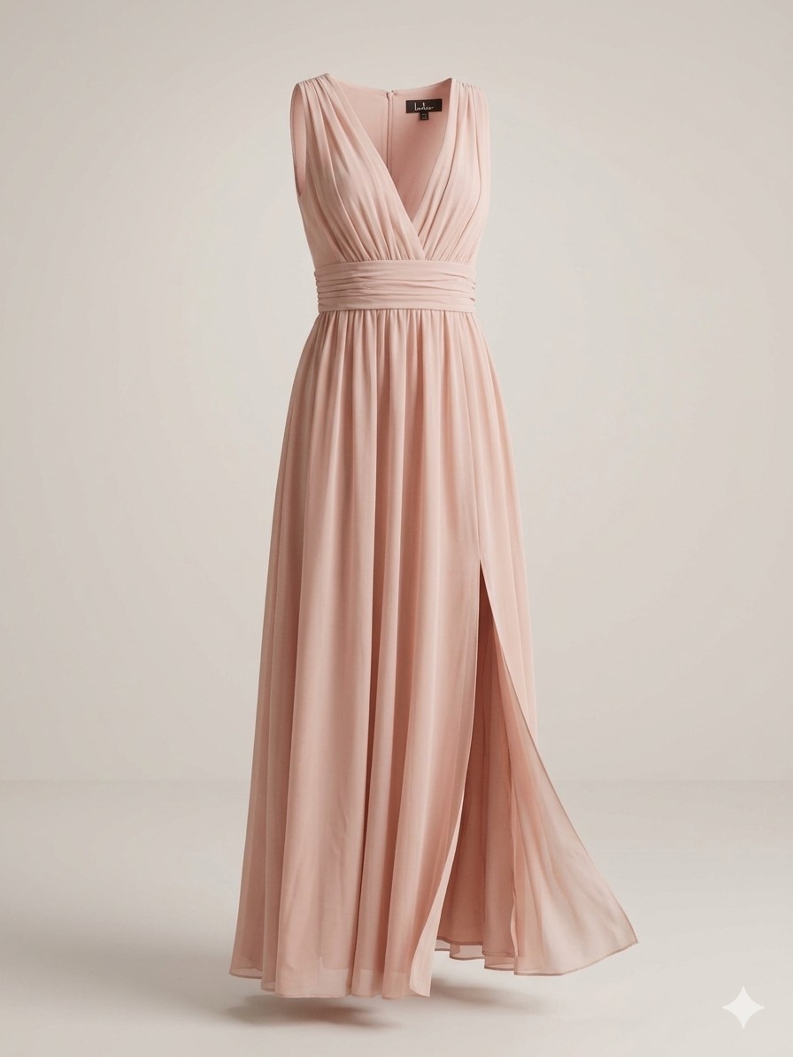 Lulus Heavenly Hues Blush Pink Chiffon Pleated Maxi Dress NWT Prom M Softgirl Lulus Heavenly Hues Blush Pink Chiffon Pleated Maxi Dress NWT Prom M Softgirl
