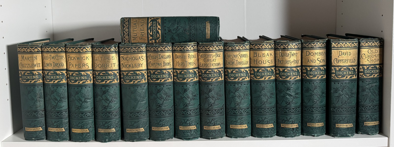 Complete Set DICKENS WORKS Worthington Decorative Complete Set DICKENS WORKS Worthington Decorative