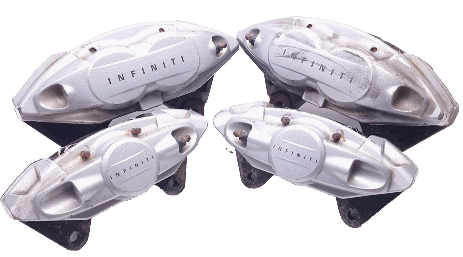 2007-2021 INFINITI G37 M37 Q50 Q60 Q70 AKEBONO CALIPER BRAKE SET FRONT & REAR