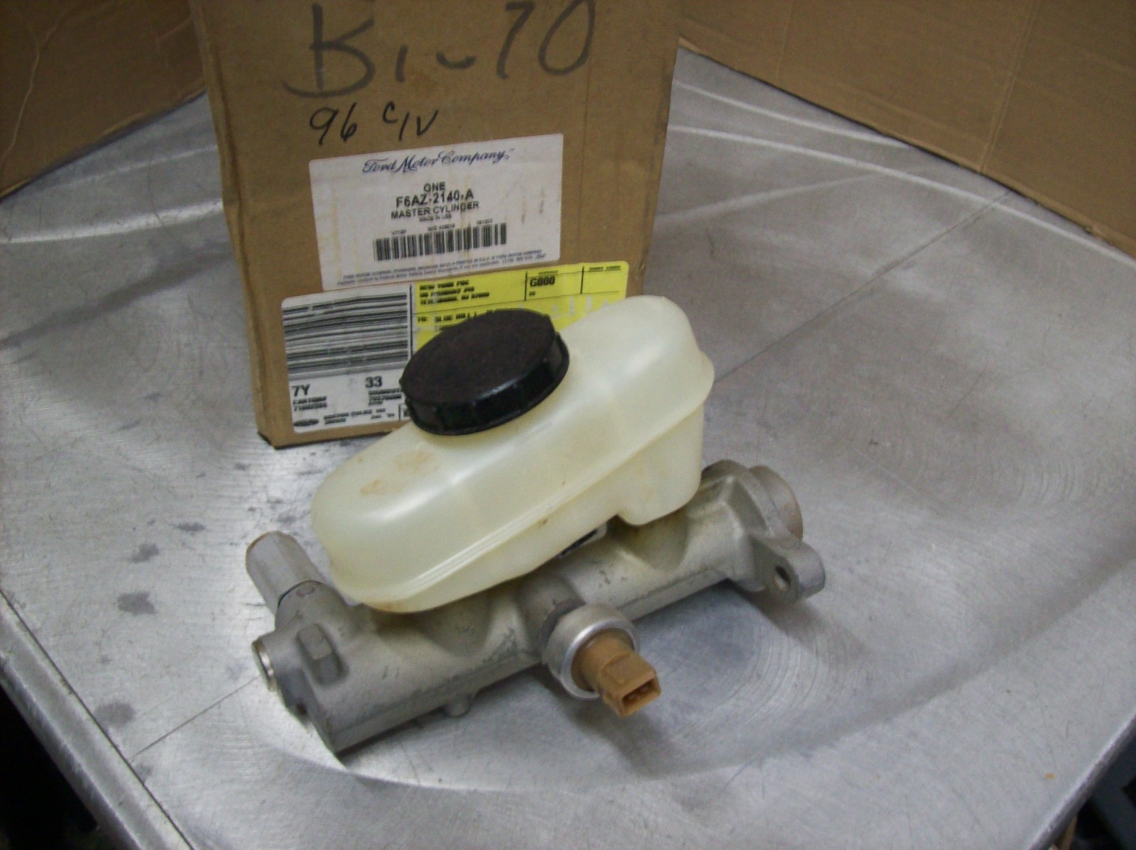 Ford Genuine OEM NOS Master Cylinder F6AZ-2140-A