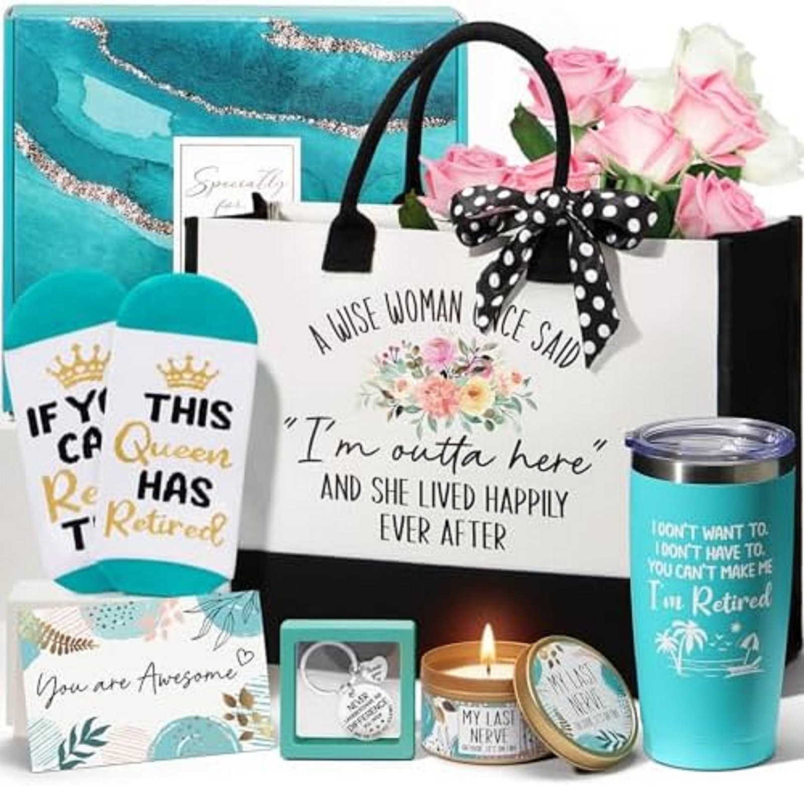 Retirement Gifts for Women 2026, Best Cool Retirement Gifts for Coworker Teac...
