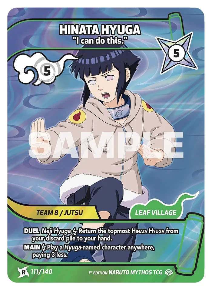 Bandai Naruto TCG Mythos Holo Rare Foils Singles English Set 2 Shinobi Shiren