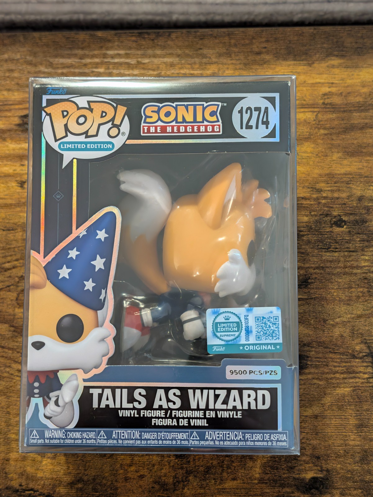 Funko Pop Sonic The Hedgehog - Tails as Wizard #1274 LE 9,500pcs GameStop Excl Funko Pop Sonic The Hedgehog - Tails as Wizard #1274 LE 9,500pcs GameStop Excl