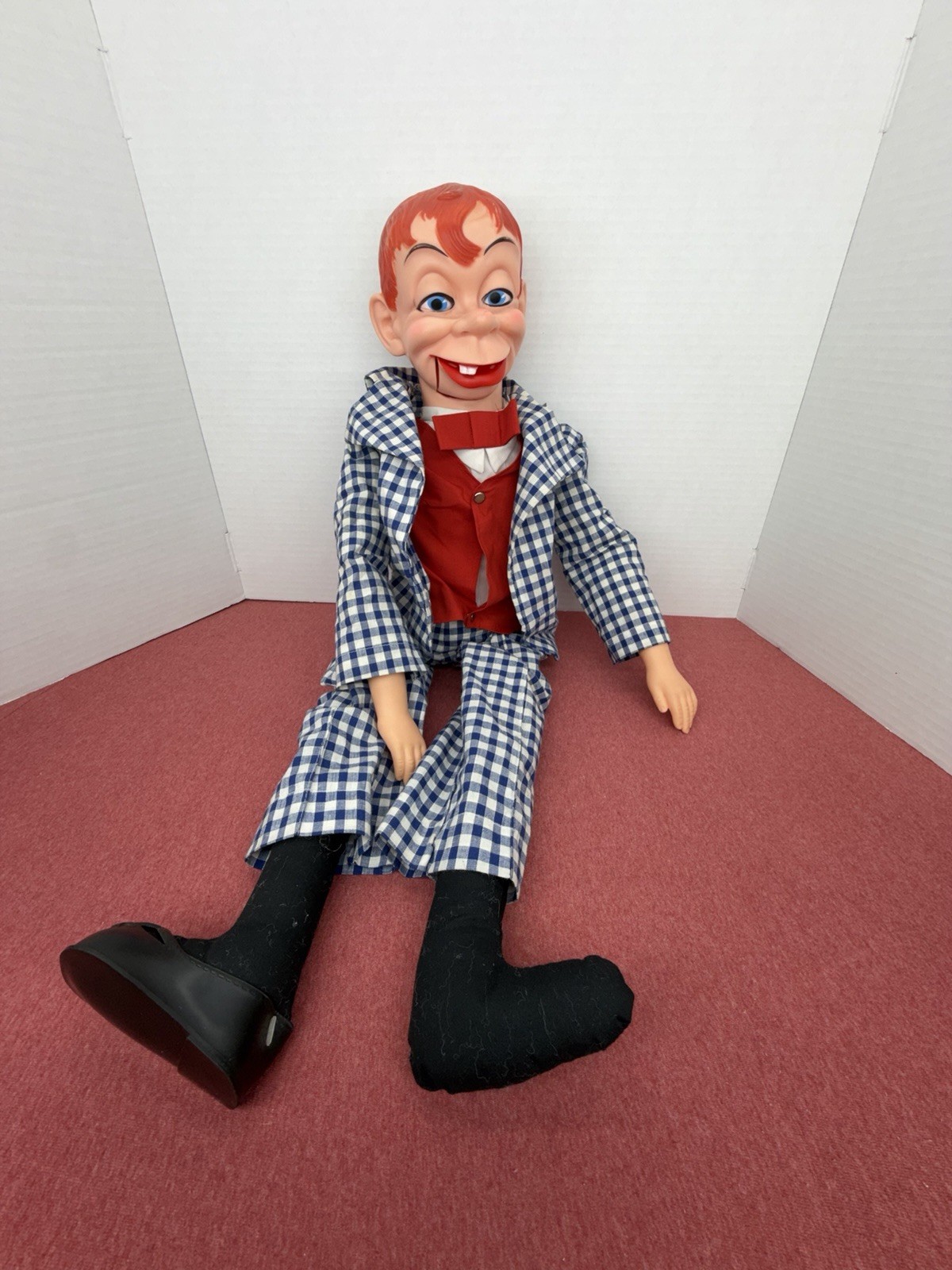 vintage 1968 Mortimer Snerd Juro Novelty Ventriloquist Dummy Doll Puppet 30\