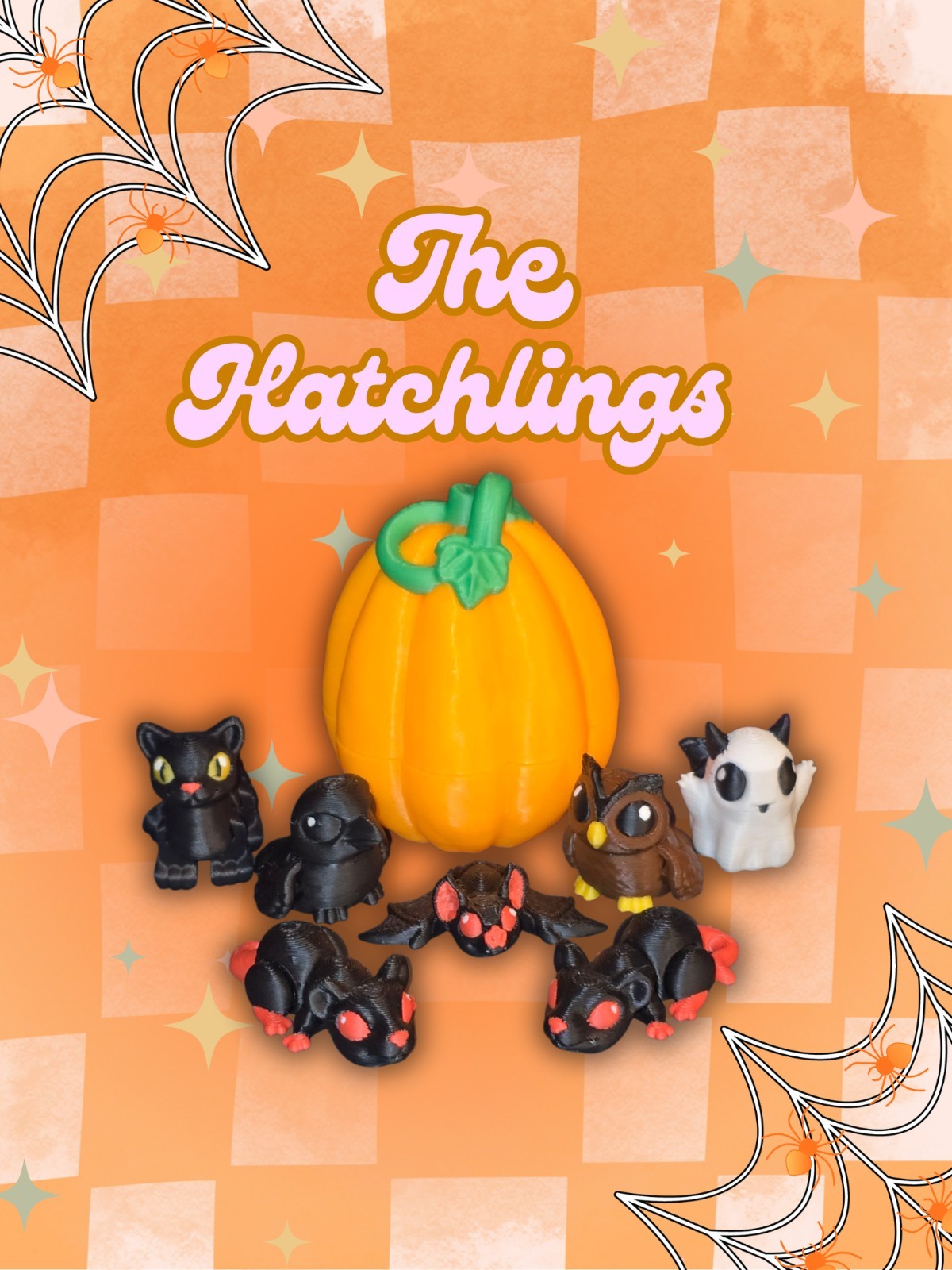 Mystery Halloween Hatchling Blind box | Surprise 3D Printed Articulated...