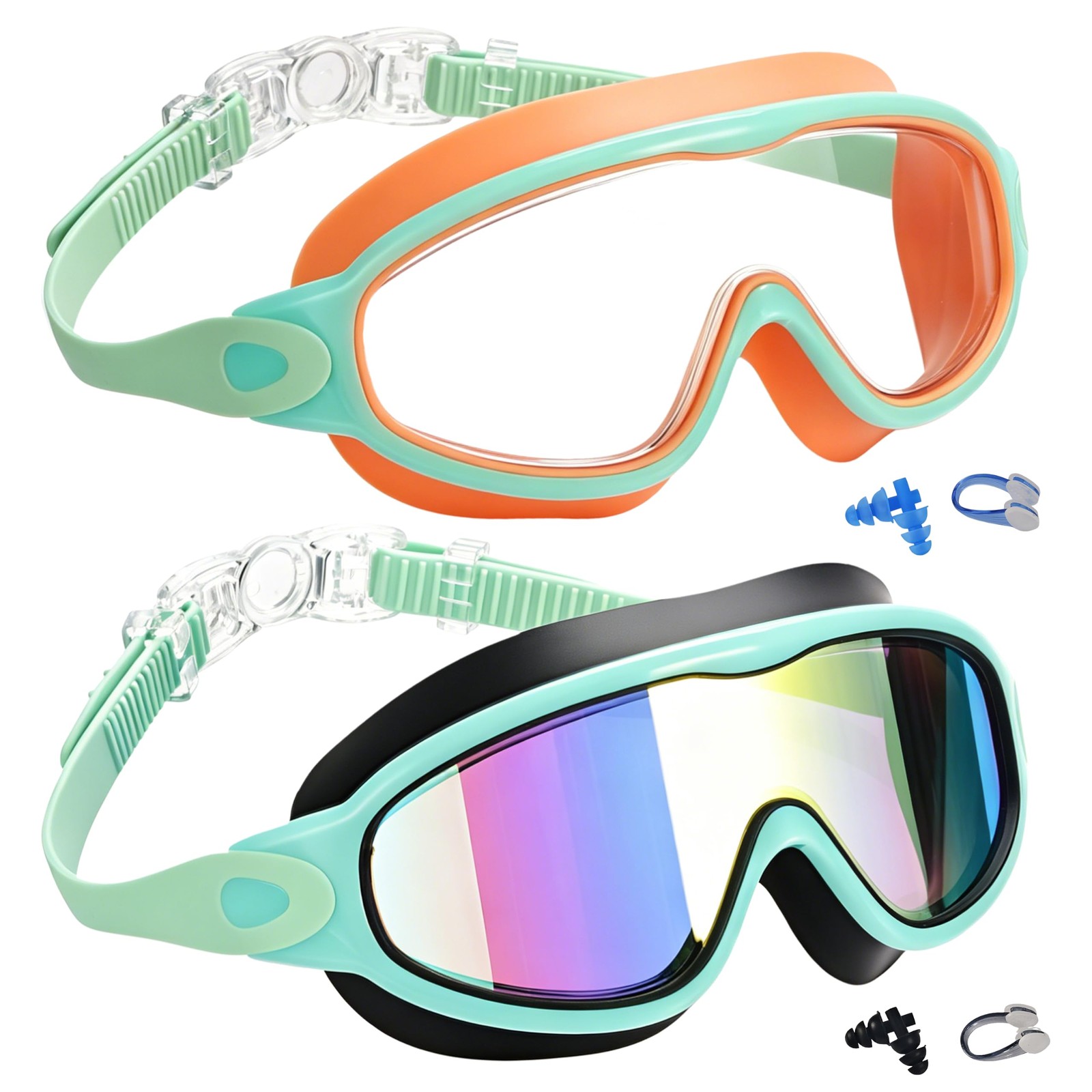 Wenwasno kids Swim Goggles 2 Pack Anti-UV Anti-Fog Wide View Swimming Goggles... Wenwasno kids Swim Goggles 2 Pack Anti-UV Anti-Fog Wide View Swimming Goggles...