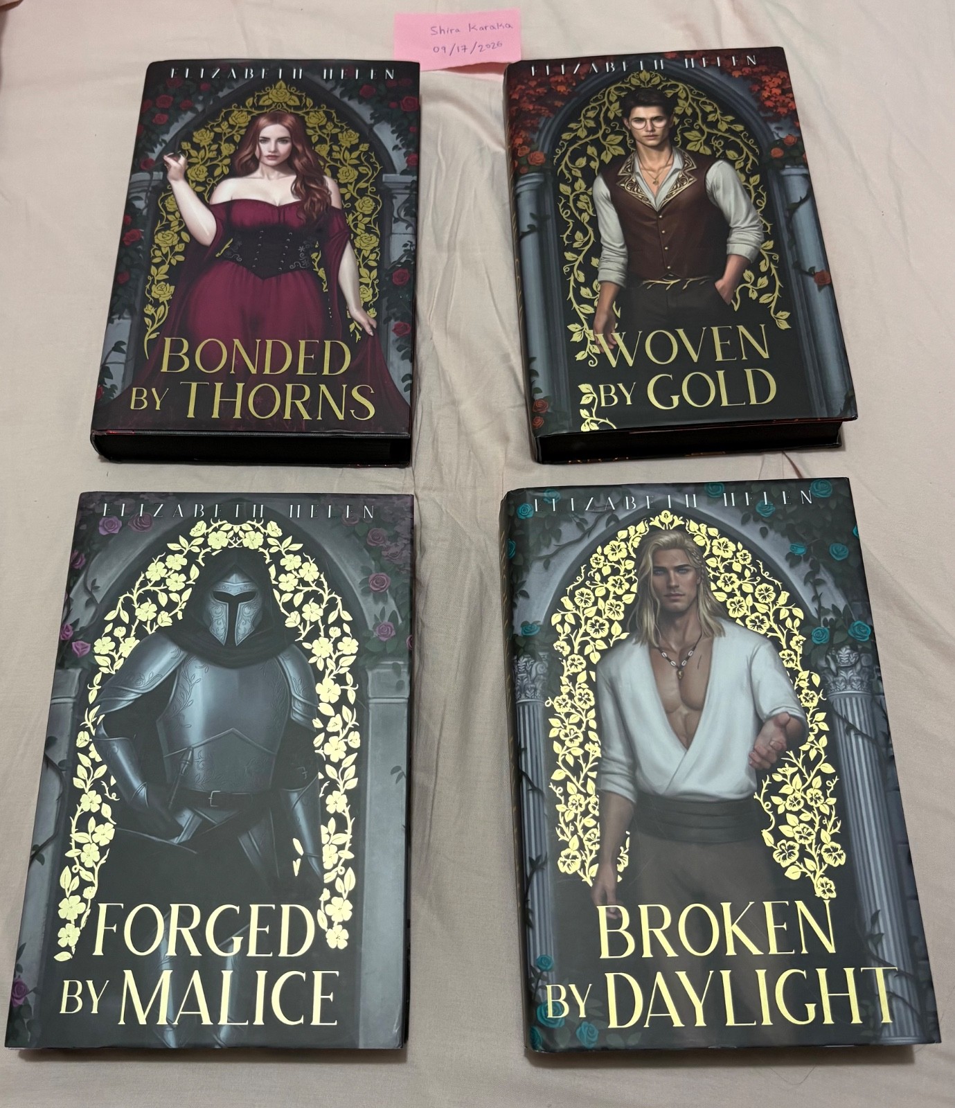 fairyloot beasts of the briar full set SIGNED