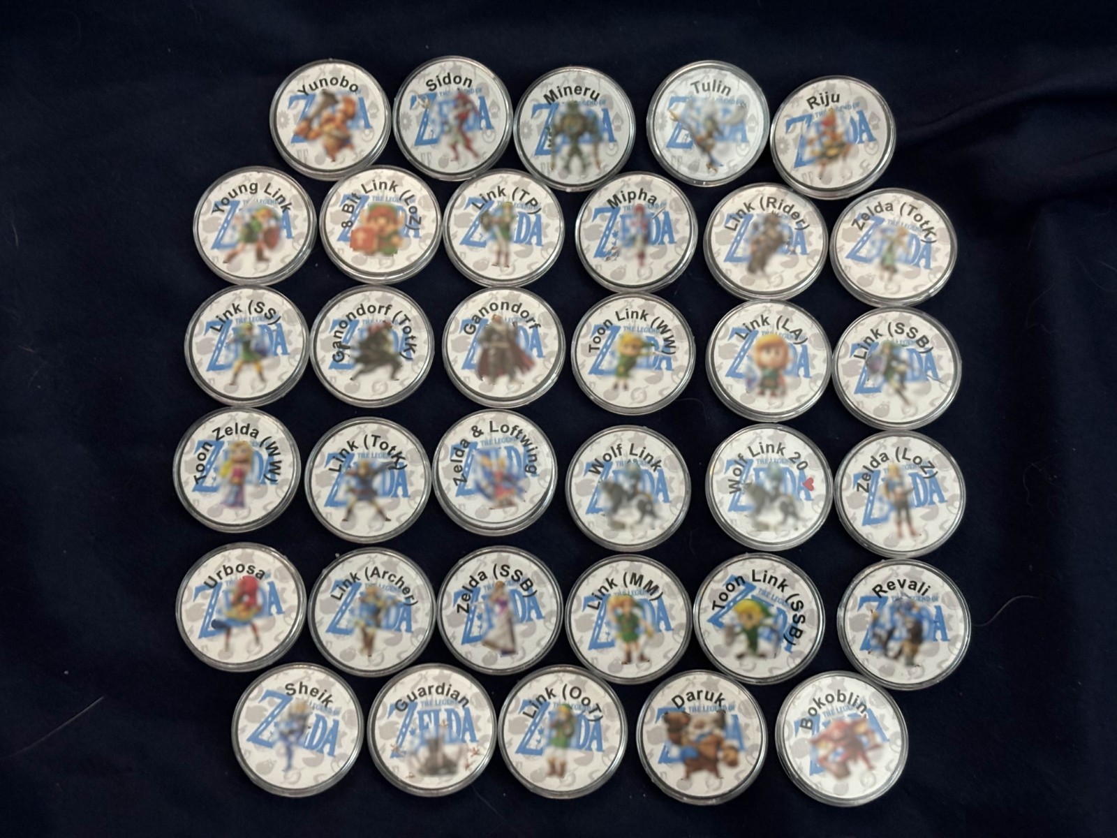 34pc Hyrule Warriors: Age of Imprisonment BOTW TOTK Zelda Coins for Switch 1 & 2