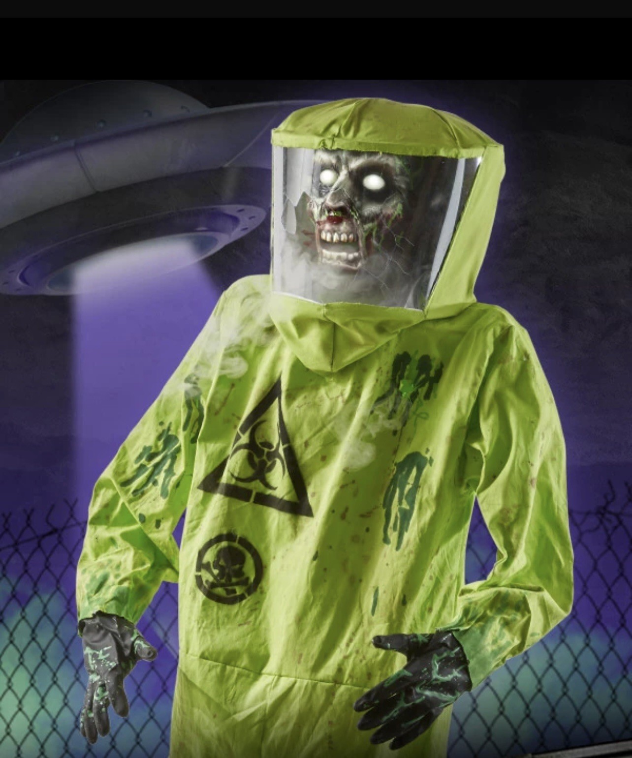 Spirit Halloween Hazmat Zombie - 2017 - Rare