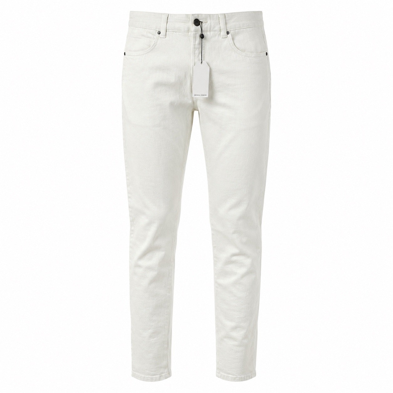 NEW Universal Standard Straight Jeans White Minimalist Clean Girl Womens 16
