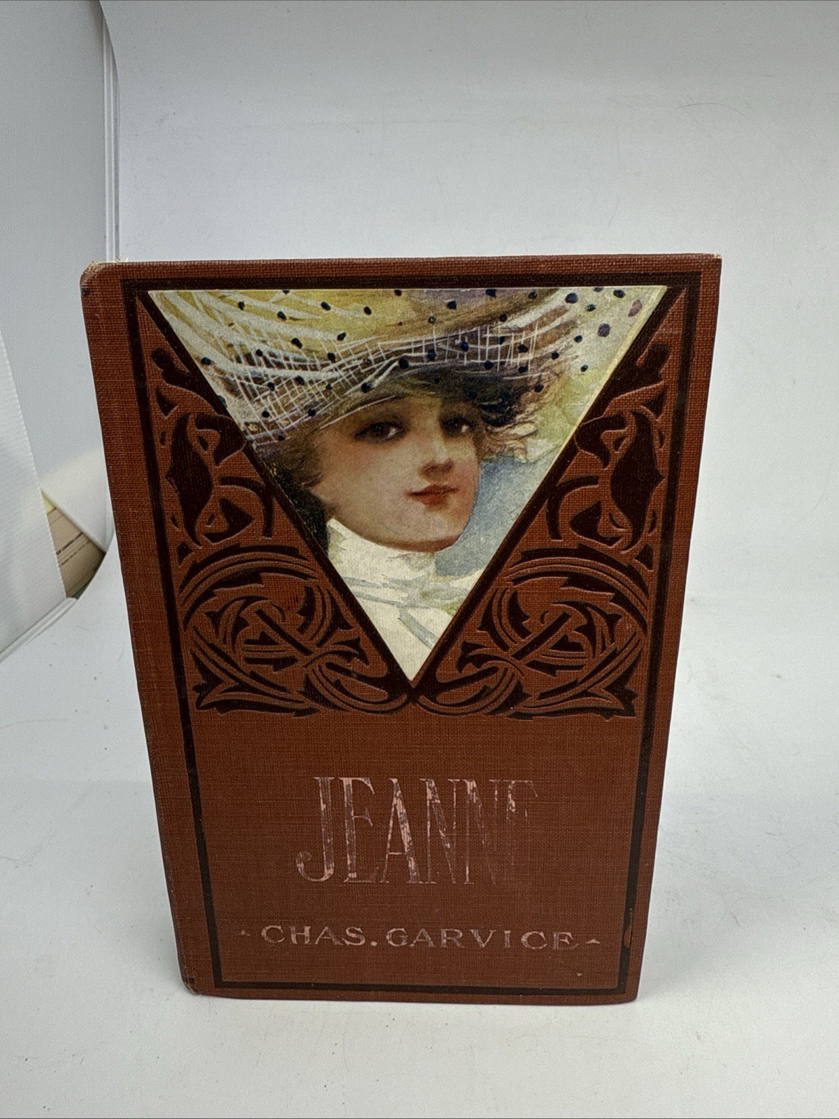 Antique c1910 Jeanne Charles Garvice Love’s Triumph Art Nouveau Romance Book