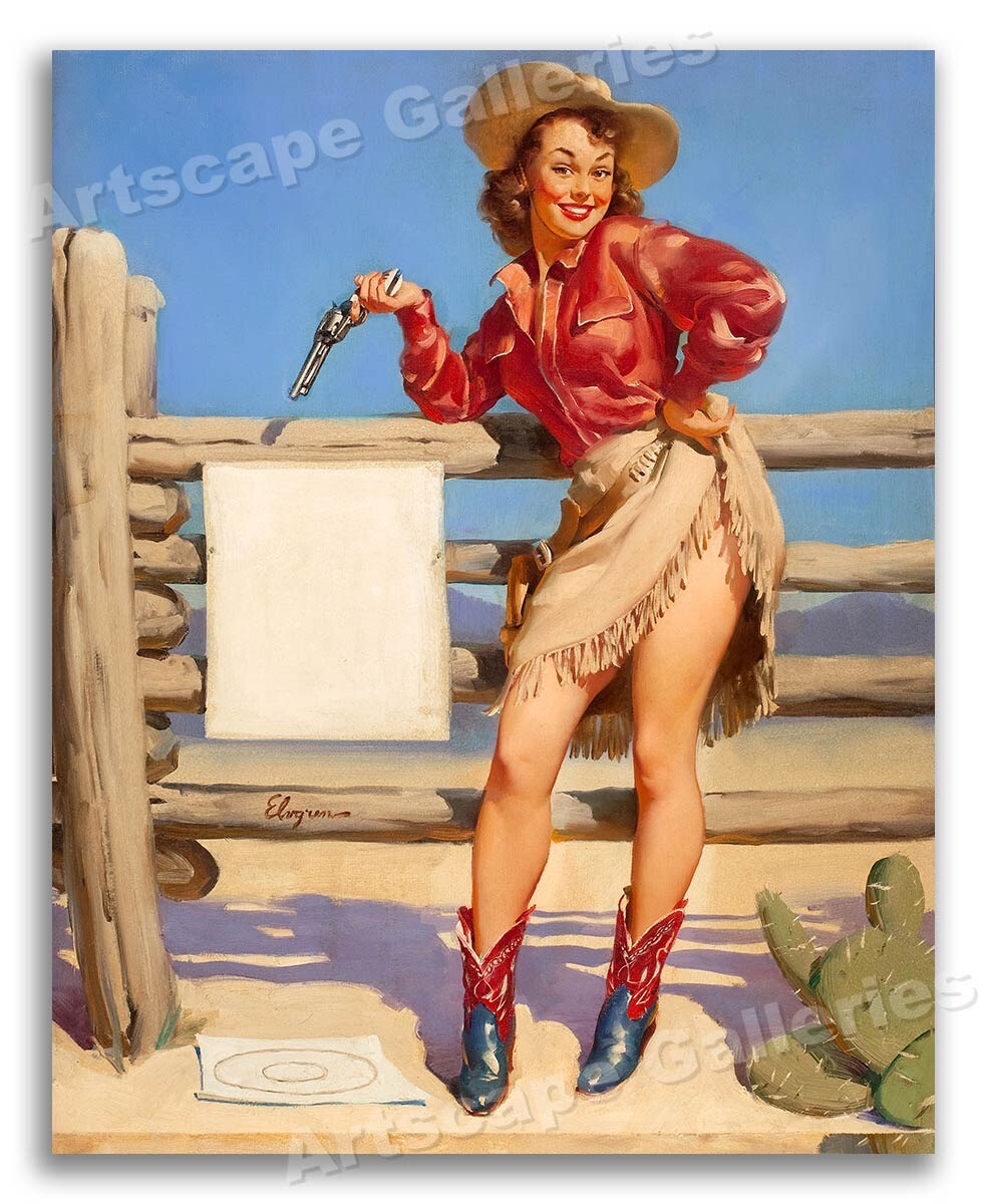 Gil Elvgren 1953 PinUp Girl \