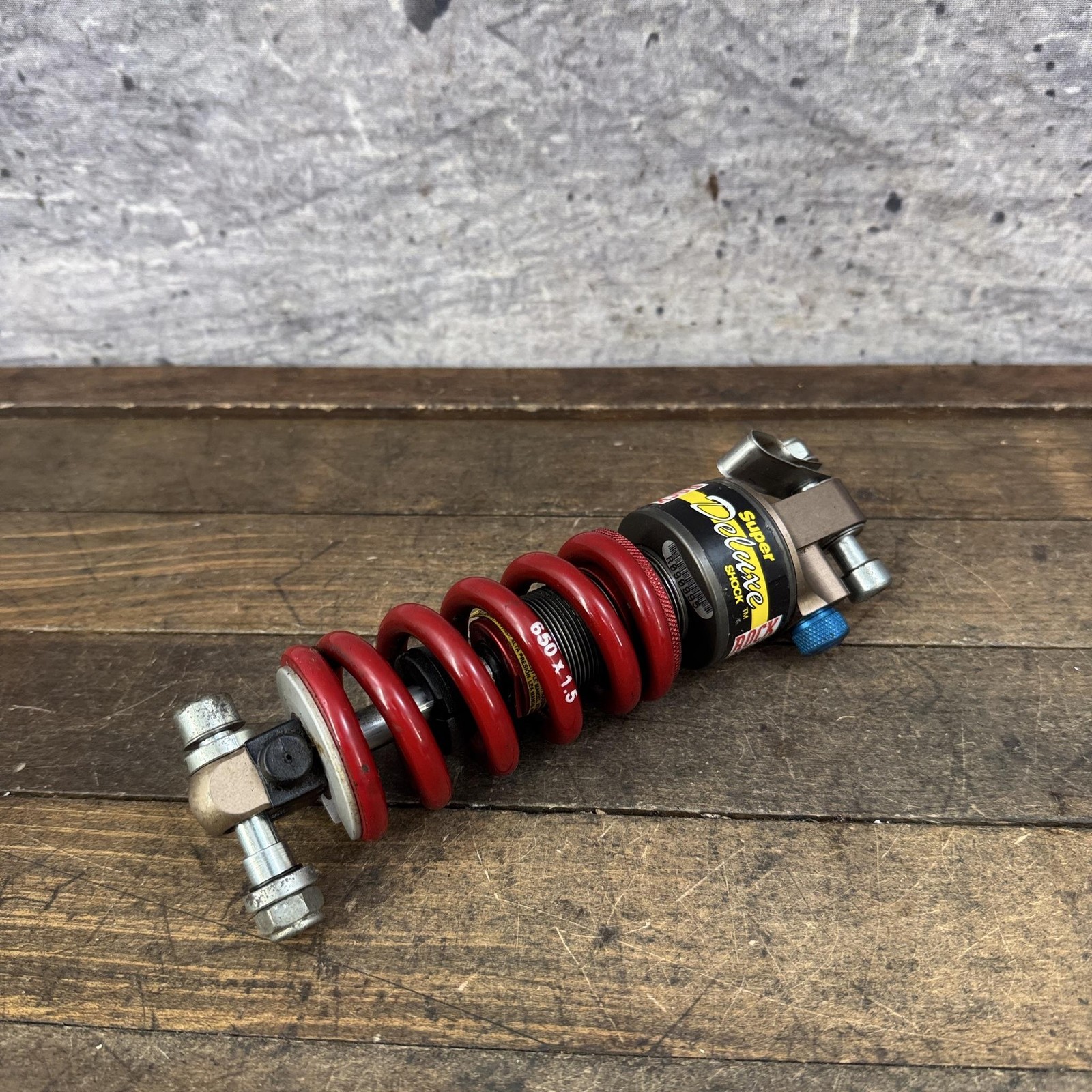 Vintage RockShox Super Deluxe Rear Coil Shock 6.75in 650x1.5 Red MTB Bike