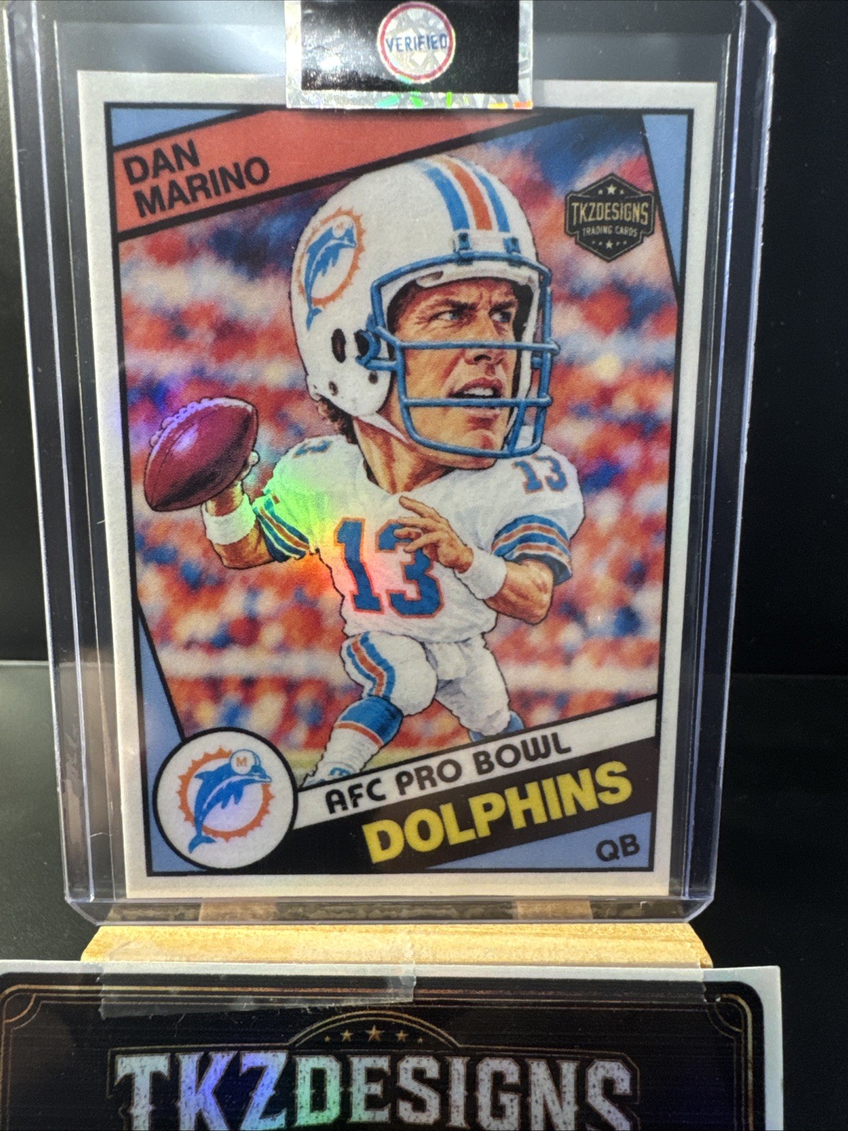 2026 Tkzdesigns Throwback Rookie Dan Marino DM1 Miami Dolphins
