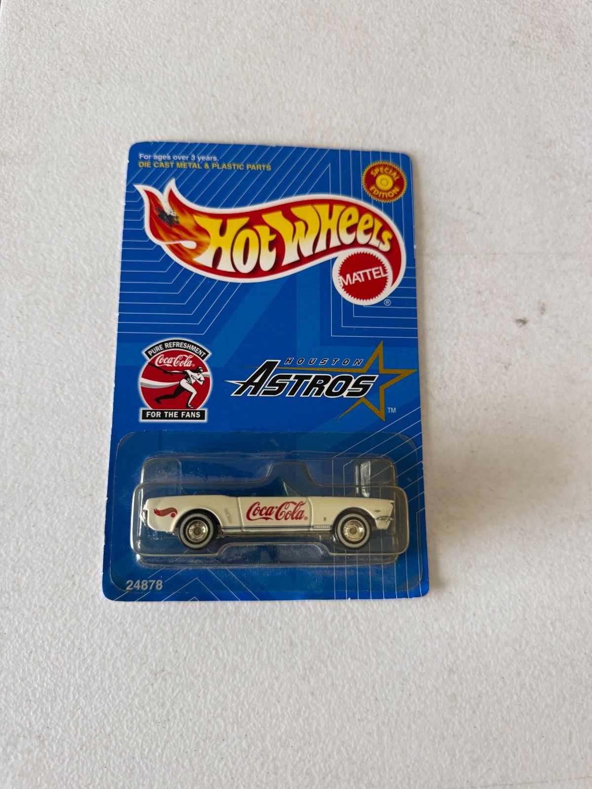 Hot Wheels 1999 Coca-Cola Houston Astros Special Edition Ford Mustang E2..