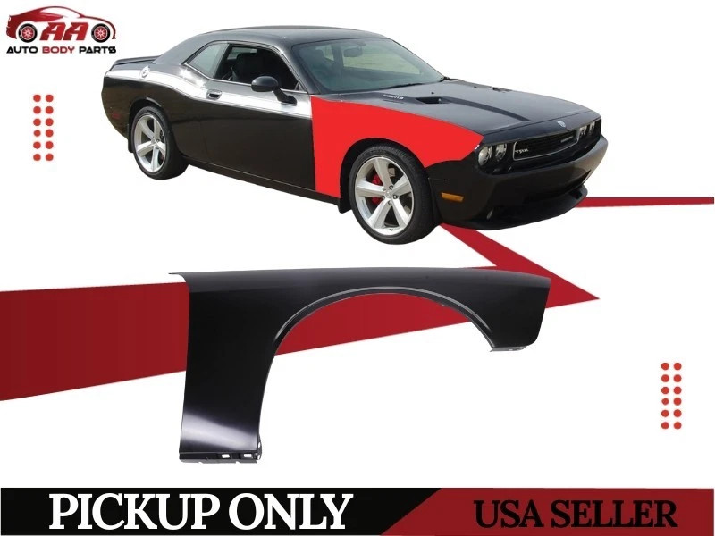 For 2008-2023 Dodge Challenger Right Front Passenger Side Fender Panel Primed