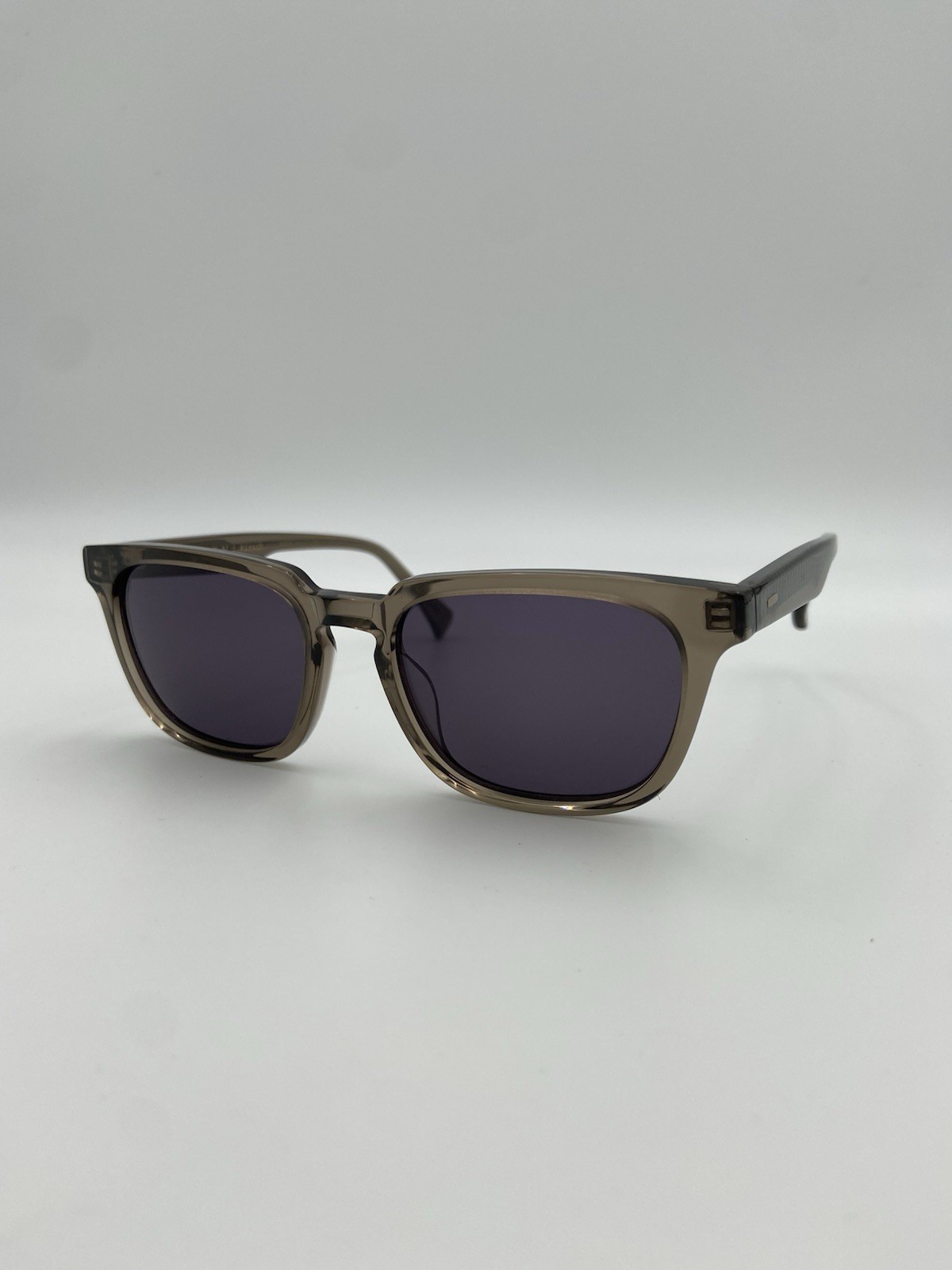 RAEN Hirsch Ghost Sunglasses Clear/Crystal Brown Frame