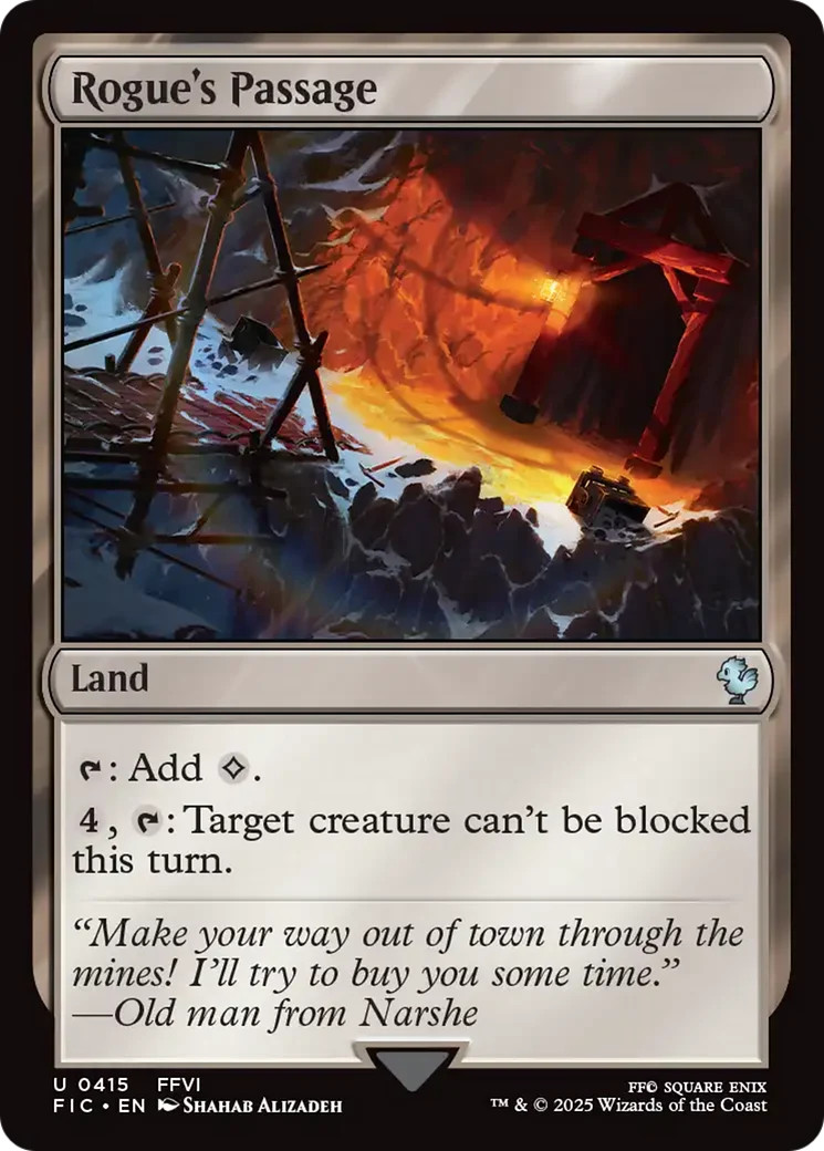 MTG Rogue's Passage [FINAL FANTASY Commander] Near Mint Magic