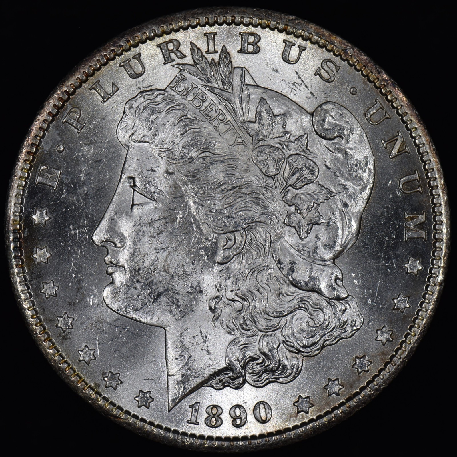 1890-S $1 MORGAN DOLLAR ✪ UNCIRCULATED UNC ✪ SILVER COIN BU MS C ◢TRUSTED◣
