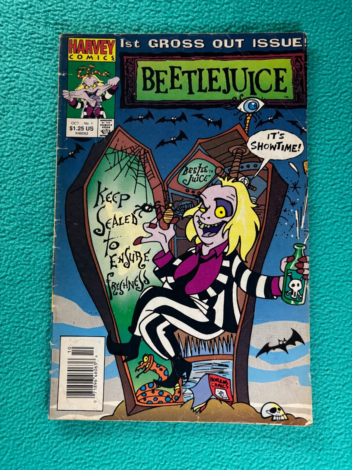 Beetlejuice # 1 (1981 Harvey) NEWSTAND Ultra Rare Copy 1st App in Comics Fine-