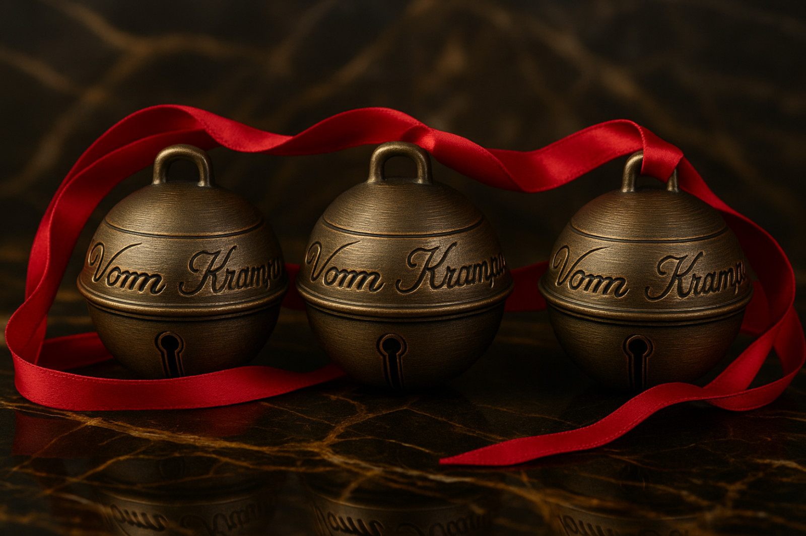 Premium Krampus Bell Replicas Set of 3 Cursed Jingle Bells Artisan Crafted