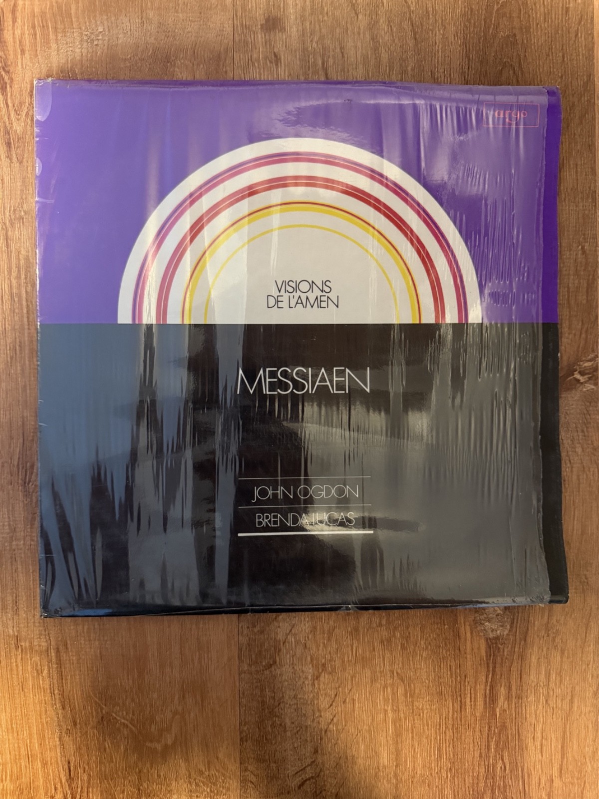 Messiaen Visions de l Amen John Ogdon Brenda Lucas Vinyl LP 1971 Argo ZRG 665