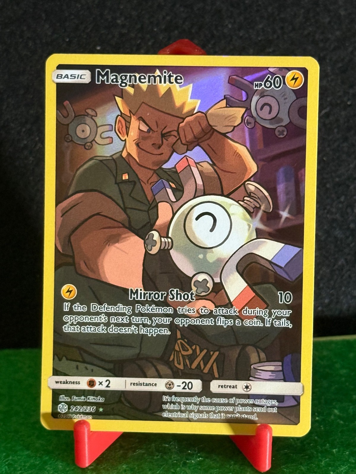 Magnemite 242/236 Cosmic Eclipse Full Art - Pokémon TCG - NM