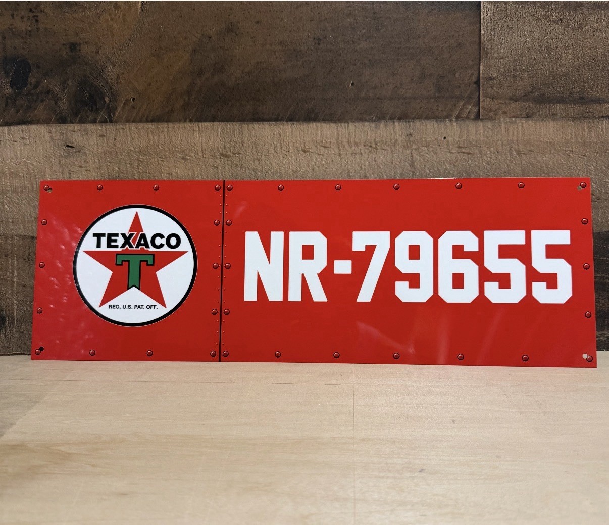 Texaco Aviation ￼6”x18” Sign