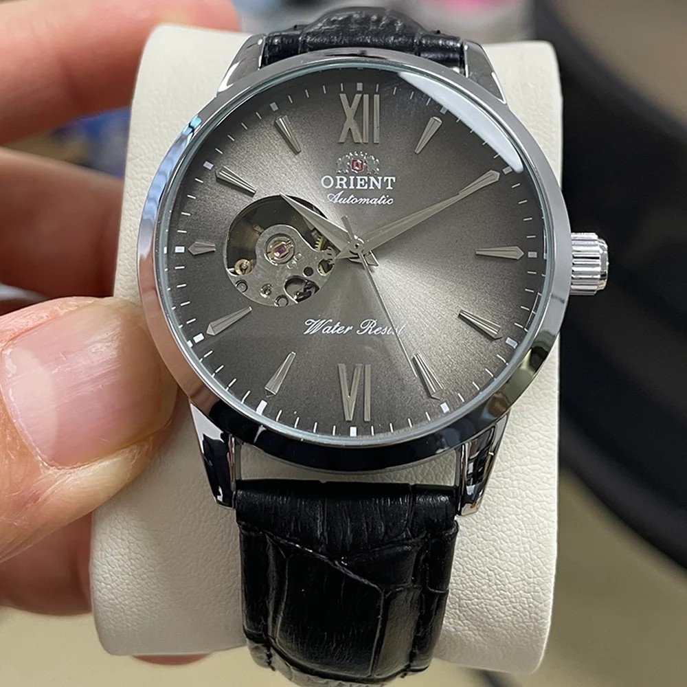 Watch Bambino Classic Men Luxury Gift Automatic Mechanical Strap