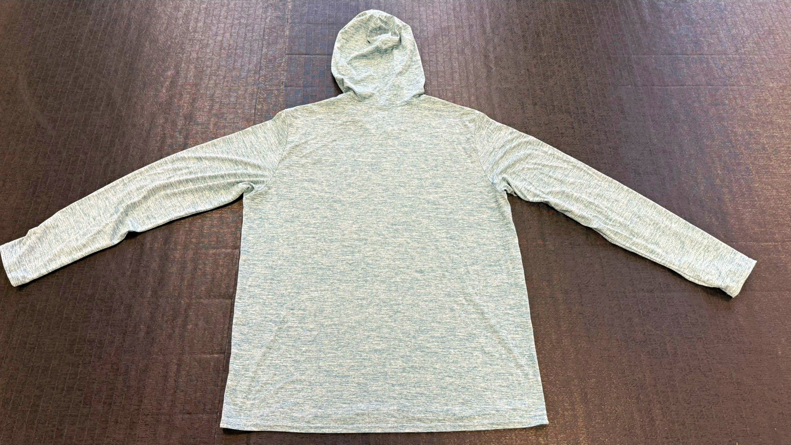 Patagonia Men\'s Capilene® Cool Heathered Green Hoody - Long Sleeve Size L