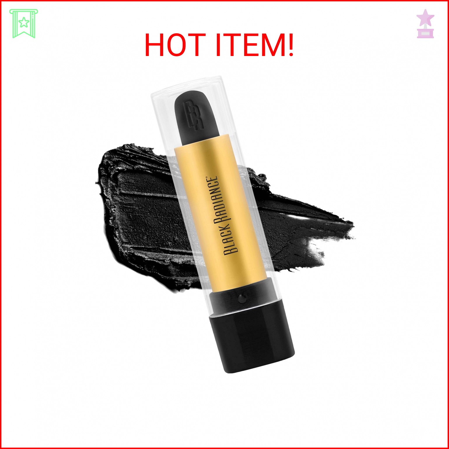 Black Radiance Perfect Tone Lipstick Lip Color Black Out