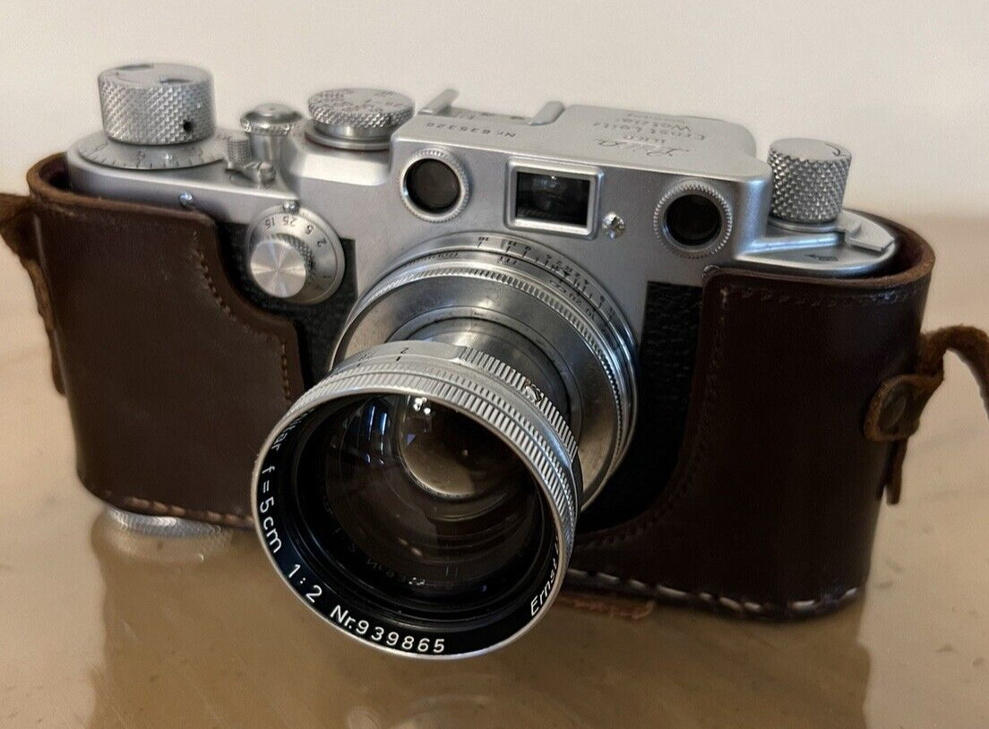 Vintage 1954 Leica DBP Ernst Leitz Wetzlar Camera Nr. 635326