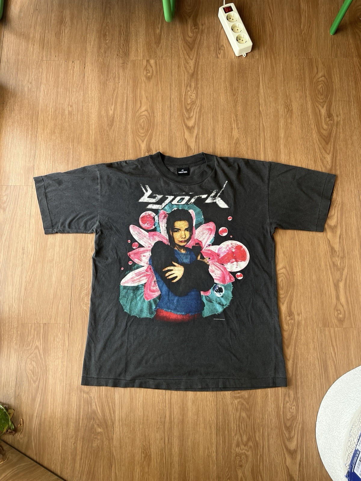 Bjork Post 1995 Album rare faded black dakota johnson tshirt